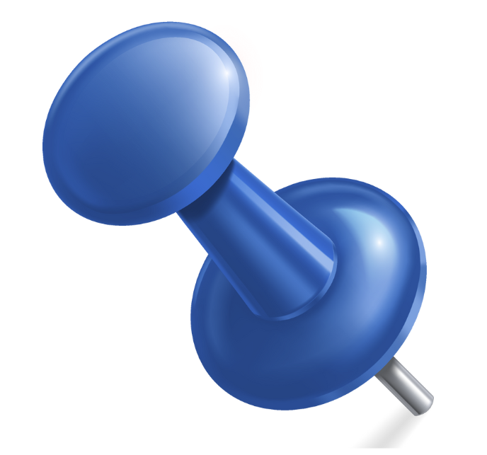 Pin azul